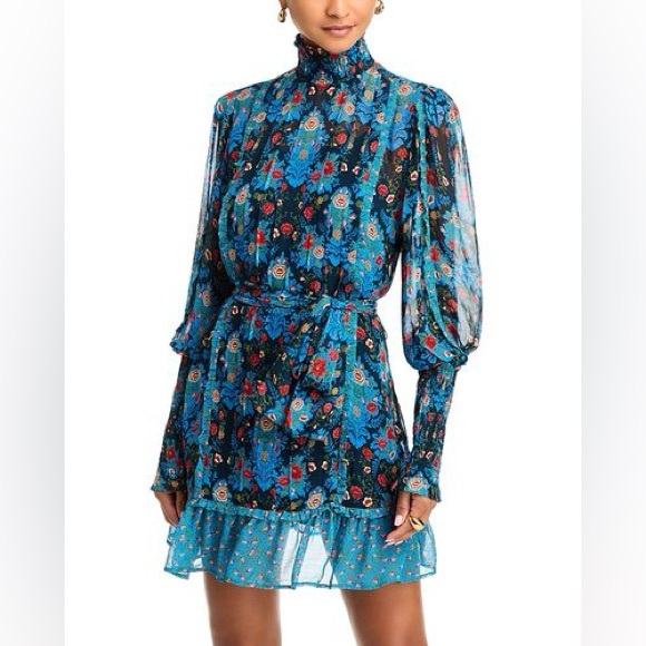 FARM Rio Dresses & Skirts - Farm Rio Arabesque Floral Pleated Dress NWT SZ M